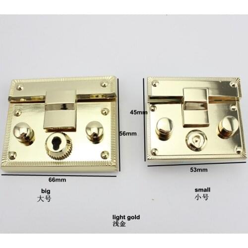 1set 3colors New high - end bags of hardware accessories lock luggage push lock square lock