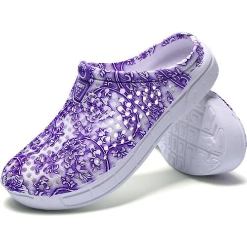 Summer Fashion Beach Sandals Thick Sole Slipper Waterproof Anti-Slip Sandals Flip Flops for Women Men