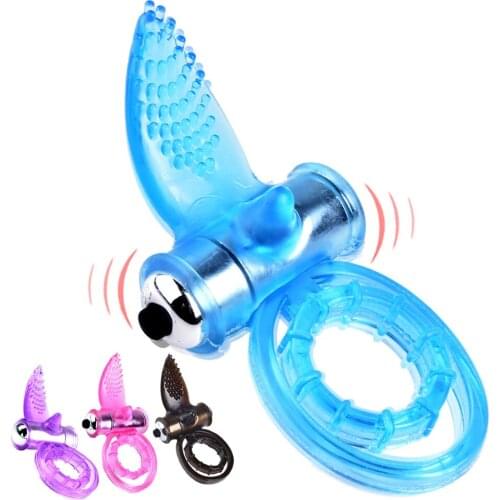 Male sex toys cock ring Vibrating Penis Rings Vibrator Male Clitoris Stimulator Adult Sex Toys for Men Couple Erotic Products