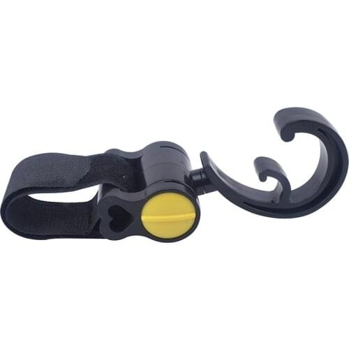 360 Degree Rotatable Universal Stroller Hook Trolley Hanger Bags Diaper Bags multi purpose baby stroller hooks