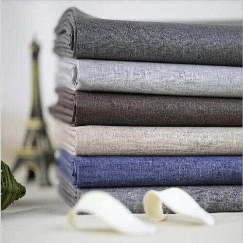1 Meter DIY Sewing Fabric Waterproof Coating Felt Linen Cotton Fabric Handmade Material Cloth For Dress 100cm*140cm
