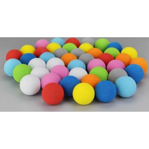 10pcs/bag Golf Balls EVA Foam Soft Sponge Balls for Golf/Tennis Training Solid Color for Outdoor Golf Practice Balls