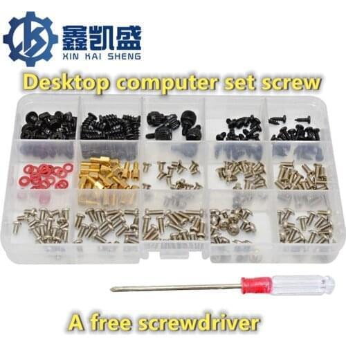 286PCS Personal Computer Screw Set Laptop Box Screw DIY Electronic Digital Small Screw Desktop Set Motherboard SSD Screw