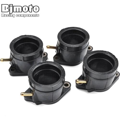 4PCS Motorcycle Carburetor Interface Adapter Intake Manifold For Yamaha YZF600R Thundercat 1995-2007 4JH-13586-02 4JH-13586-02