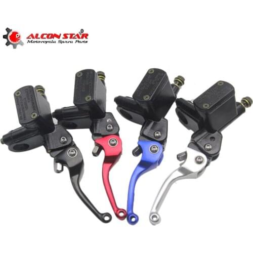 Alconstar- CNC Folding Motorcycle Brake Lever ASV Clutch Lever With Front Pump Fit CRF KLX YZF RMZ Dirt Bike Motocross Off Road