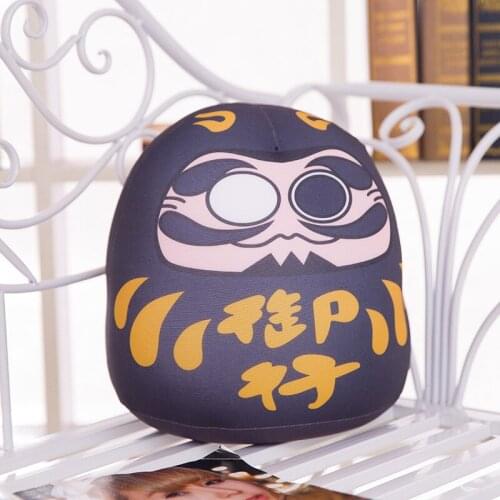 Anime Stuffed Toys Stretch Nano Particles Japanese Anime Surrounding Daruma Doll Sofa Pillow/Cushion Children Plush Toys Gifts