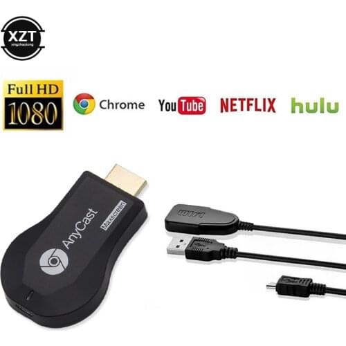 Anycast WIFI Wireless Display Dongle Chromecast TV Stick Adapter For iOS Android Scan Code Connection HDMI-compatible 1080P
