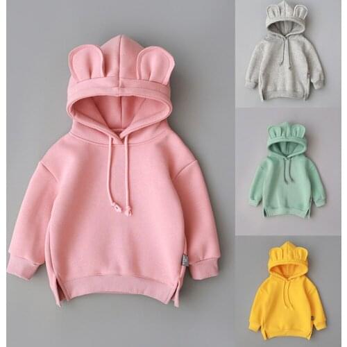 ARLONEET Kid Boys Girls cartton Ear Hoodies Sweatshirt hoodie Sweatshirt tops kids hooded long sleeve Top Outwear ZN25