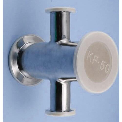 Four-Way Cross KF16 KF25 KF40 KF50 Vacuum Reducing Four-Way Cross SUS304 Vacuum Cross