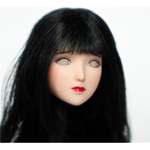 Estartek Customized KE37 1/6 Obitsu Hinata Hyuga Head Sculpt Set for 12inch Action Figure DIY