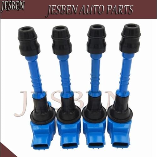 4PCS 22448-95F0A Ignition Coil For NISSAN ALMERA TINO 1.5L PRIMERA SUNNY 1.6L 1.8L 1999-2008 2244895F0A 22448-6N000 224486N000