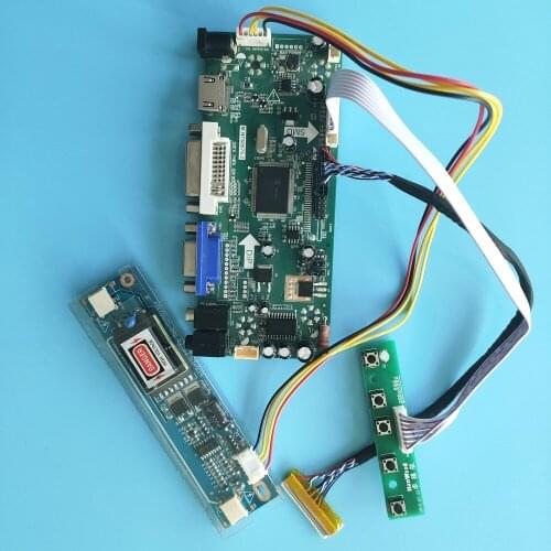 Kit for M215HW01 VC/M215HW01 V2 30pin HDMI+DVI+VGA LCD Audio driver moitor DIY 21.5" 1920x1080 panel Controller Board 2 lamps