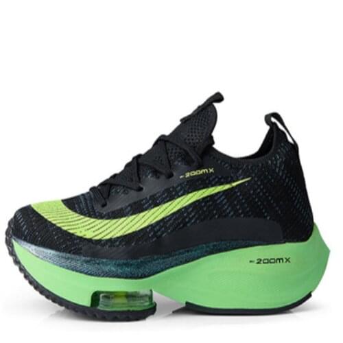 Breathable Comfortable Mens Running Shoes Zoom Tempo Next Flyease Black Electric Green Trainers Sport Sneakers