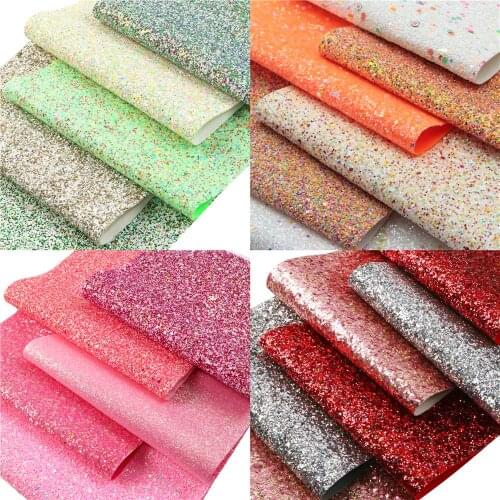 20*33cm Plain Color Set Faux Synthetic Leather Fabric For Bow-knot Bags Wallet Earring Phone Case Scrapbook DIY,1Yc16142