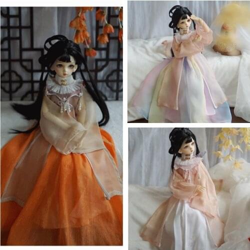 OB11 Blyth 1/8 1/6 1/4 1/3 Scale BJD Doll Clothes Ancient Costume Hanfu Dress Outfit For BJD/SD YOSD MSD SD13 Accessories C1082