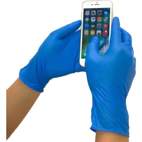 Household Thin Hand-fitting Nitrile Rubber General Work Safety Gloves