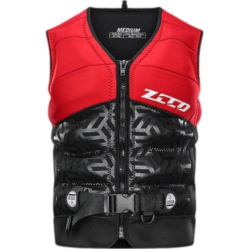 Life Jacket Adults Kayak Surf Vest Boat Motorboats Jet Ski Fishing Vest Wakeboard Rescue Raft Drifting Swimming Life Safety Vest