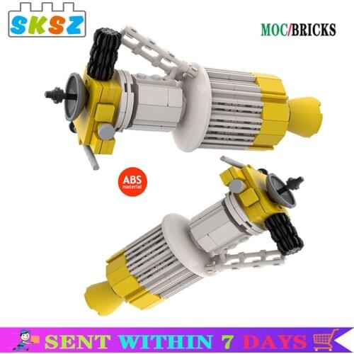 MOC Ulysses-ED Spacecraft 1:70 Scale Spacecraft Model Space Movie Wars Series Building Blocks Simulation DIY Bricks Kid Gift Toy