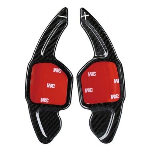 Carbon Fiber Steering Wheel Shift Paddle Extensions For Audi A7 S3 S7 SQ5 RS3 Q3