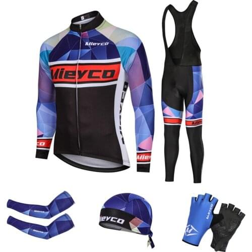 Cycling Set Racing Clothes 2020 New Team Quick Dry Long Sleeve Wear Bicicleta Jersey Suit Men Biking Kit Clothing Ropa Ciclismo