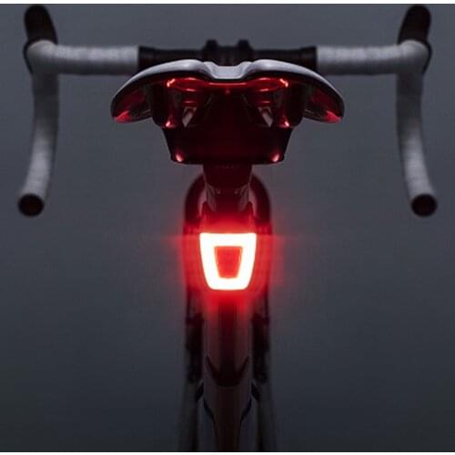 ROCKBROS USB Rechargeable Bicycle Rear Light Safety Cycling LED Helmet Taillight MTB Road Bike Tail Light Back Lamp for Bicycle