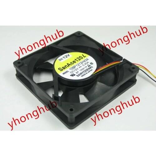 SANYO DENKI 109P1212H434 DC 12V 0.45A 120x120x25mm Server Cooling Fan