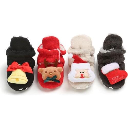 Newborn Baby Girls Boys Snow Boots Winter Leather Boots Infant Soft Bottom Shoes Baby PU Furry Warm Boots 0-18M