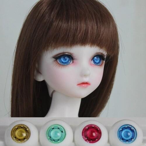 1 Pair Gear No Pupil Half Round Acrylic Eyes for Doll 14mm 16mm 18mm 1/6 1/4 1/3 SD BJD Doll Eyes Accessories Toy Gift