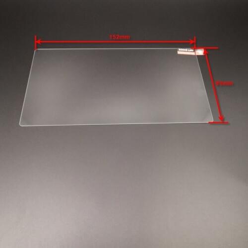 10pcs Tempered Glass Film Screen Protector for 11-13 Corolla original car DVD GPS 7 inch 152*85 mm Tablet Ebook Car GPS PDA