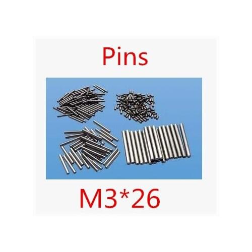 100pcs/lot High Quality Positioning pin Cylindrical pin round pins M3*L(26 28 30)