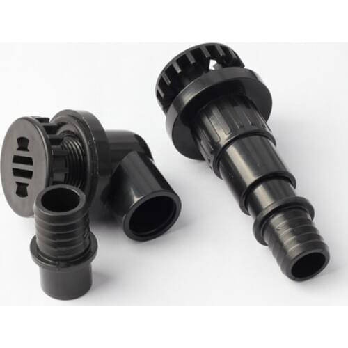 3pcs 20mm Fish Tank Aquarium Strong Drainage Connector Joint New Type Aquarium Sewage Pipe Fittings NuoNuoWell Pool Water Tank