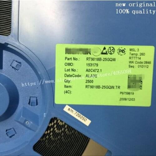 5PCS RT9018B-25GQW RT9018B-25 RT9018B RT9018 Brand new and original chip IC ES=AL