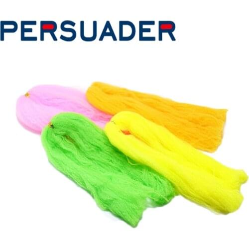 PERSUADER 8optional colors dry fly parachute wings fly tying materials 40cm/bundle polypropylene floating yarn Post wings fiber