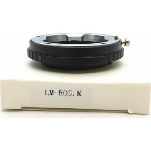 For LM-EOSM Lens Adapter Suit For Leica M Lens to Suit for Canon EOS M M3 M5 M6 M100 Camera Adapter