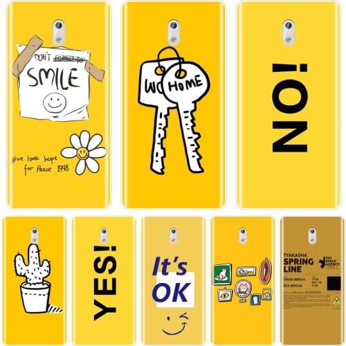 Phone Case For Nokia 1 Plus 2 3 5 6 8 9 Yellow Soft Silicone Back Cover For Nokia6 Nokia5 Nokia3 Nokia2 Nokia X6 X71 7 Plus Case