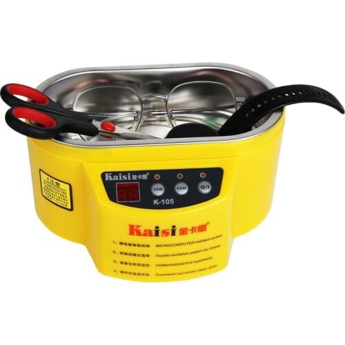 600ml Digital Ultrasonic Cleaner Single/Double Shock 30/50W Circuit Board Glasses Watch Razor Jewellery Cleaning Machine