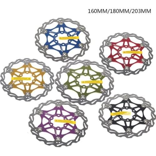 SNAIL MTB Mountain Bike Floating Rotor Disc Brake Pad 160mm 180mm 203mm Rotor Bicycle Brake Pads