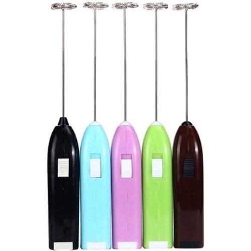 Electric Handle Egg Beater Egg Stirrer Milk Frother Foamer Whisk Mixer Milk Treater Juice Muddler Coffee Stirrer kitchen tools@A