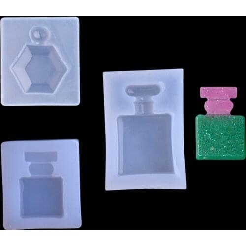 Drifting Bottle Crystal Dropping Rubber Mould Wine Bottle Mould Cake Decorative Mold