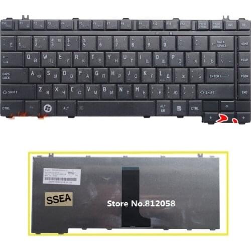 SSEA New RU Keyboard for Toshiba Satellite A200 A210 A215 A300 A305 A305D A350 L300 A355 M300 M200 M305 Russian Keyboard black