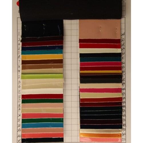 New factory wholesale patent leather bags mirror PU leather fabric