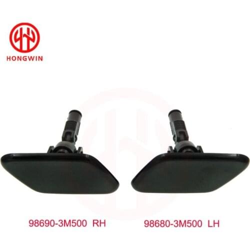 Front Bumper Right&Left Headlamp Headlight Cleaning Washer Spray Nozzle Jet Cover Cap For Hyundai Rohens 98680-3M500 98690-3M500