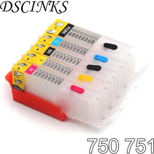 PGI-750 CLI-751 Ink Cartridge for Canon IP7270 IP8770 MG5470 MG5570 MG5670 MG6370 MG6470 MG6670 MG6770 MG7170 MG7570 MX727 750