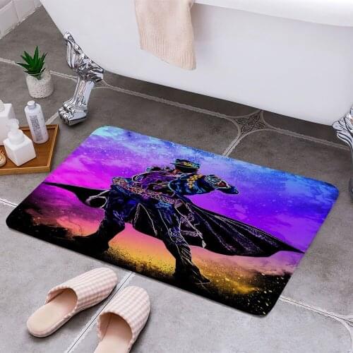 Soul Of The StarPlatinium Anti-slip Modern Area Rugs Living Room Balcony Bathroom Printed Carpet Doormat Hallway Bath Mat
