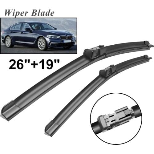 Okowiper RHD & LHD Front Wiper Blades For BMW 5 Series G30 G31 Windshield Windscreen Front Window 26"+19"