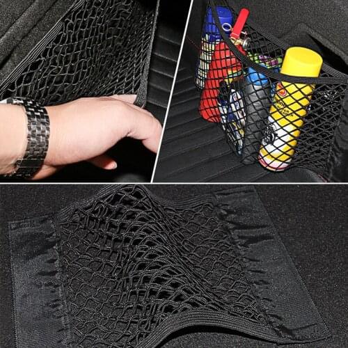 Car Trunk Storage Bag Nylon Mesh Nets for alfa romeo 159 147 156 giulietta 147 Interior Decoration Car styling