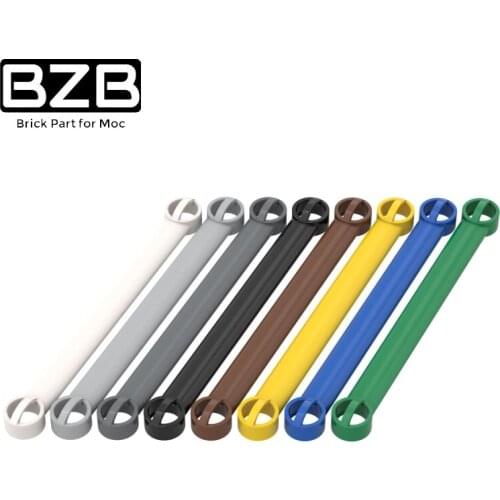 BZB MOC 32293 1x9 Ball Head Hard Connecting Rod Length 69.8 Creative High-tech Building Block Model Kids DIY Toys Best Gifts