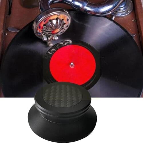 Universal for LP Vinyl Record Disc Turntable Stabilizer Aluminum Clamp Light Weight Carbon Fiber J9M5