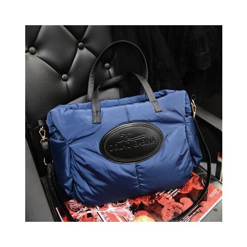 Large Capacity Casual Nylon Down Cotton Sapce Shoulder Bag for Women 2021 Winter Tote Crossbody Bags Ladies Travel Purse Handbag