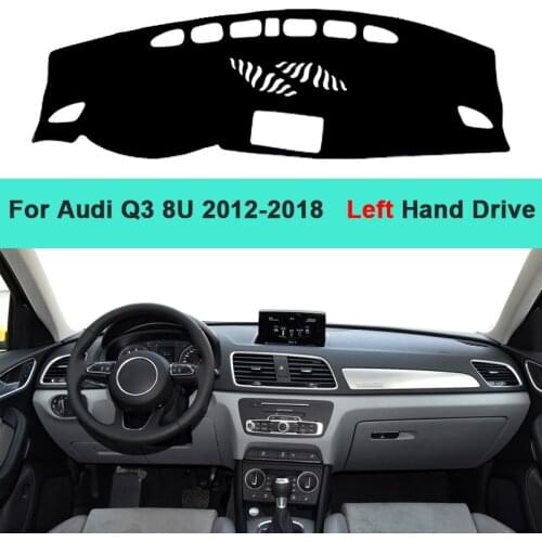 Car Inner Dashboard Cover Dash mat Carpet Cushion For Audi Q3 8U 2012 2013 2014 2015 2016 2017 2018 Accessories S-line RS